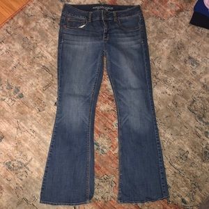 American eagle jeans size 12. Boot cut/flare